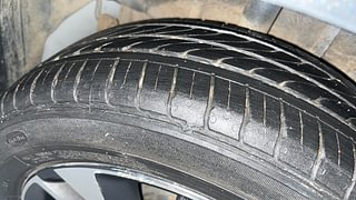 Used 2021 Tata Tigor Revotron XZ+ Petrol Manual tyres RIGHT REAR TYRE TREAD VIEW