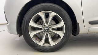 Used 2015 Hyundai Xcent [2014-2017] SX (O) Diesel Diesel Manual tyres LEFT FRONT TYRE RIM VIEW