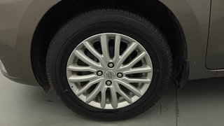 Used 2021 Maruti Suzuki Dzire ZXI AMT Petrol Automatic tyres LEFT FRONT TYRE RIM VIEW