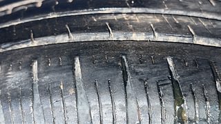 Used 2015 Hyundai Xcent [2014-2017] SX (O) Petrol Petrol Manual tyres LEFT REAR TYRE TREAD VIEW