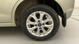 Used 2013 Ford Figo [2010-2015] Duratorq Diesel Titanium 1.4 Diesel Manual tyres LEFT REAR TYRE RIM VIEW