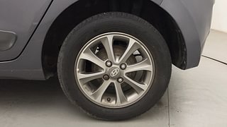 Used 2015 Hyundai Grand i10 [2013-2017] Asta 1.2 Kappa VTVT (O) Petrol Manual tyres LEFT REAR TYRE RIM VIEW