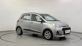 Used 2019 Hyundai Grand i10 [2017-2020] Sportz 1.2 Kappa VTVT CNG (Outside Fitted) Petrol+cng Manual exterior RIGHT FRONT CORNER VIEW