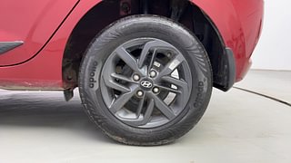 Used 2022 Hyundai Grand i10 Nios Sportz 1.2 Kappa VTVT CNG Petrol+cng Manual tyres LEFT REAR TYRE RIM VIEW