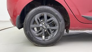 Used 2022 Hyundai Grand i10 Nios Sportz 1.2 Kappa VTVT CNG Petrol+cng Manual tyres RIGHT REAR TYRE RIM VIEW