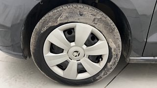 Used 2021 Skoda Rapid New [2020-2022] Rider Plus Petrol AT Petrol Automatic tyres LEFT FRONT TYRE RIM VIEW