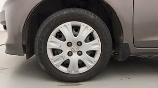 Used 2014 Honda Amaze [2013-2016] 1.2 S i-VTEC Petrol Manual tyres LEFT FRONT TYRE RIM VIEW