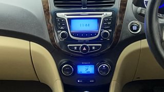 Used 2013 Hyundai Verna [2011-2015] Fluidic 1.6 CRDi SX Opt AT Diesel Automatic interior MUSIC SYSTEM & AC CONTROL VIEW