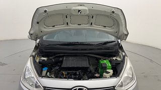 Used 2014 Hyundai Grand i10 [2013-2017] Magna 1.2 Kappa VTVT Petrol Manual engine ENGINE & BONNET OPEN FRONT VIEW