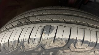 Used 2016 Mahindra KUV100 [2015-2017] K4+ 6 STR Petrol Manual tyres RIGHT FRONT TYRE TREAD VIEW