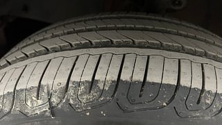 Used 2016 Mahindra KUV100 [2015-2017] K4+ 6 STR Petrol Manual tyres LEFT FRONT TYRE TREAD VIEW