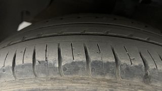 Used 2021 Hyundai Aura SX 1.2 Petrol Petrol Manual tyres LEFT FRONT TYRE TREAD VIEW