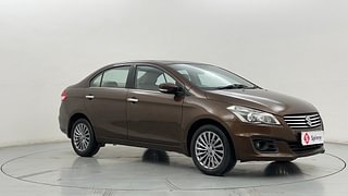 Used 2017 maruti-suzuki Ciaz Alpha Petrol Petrol Manual exterior RIGHT FRONT CORNER VIEW