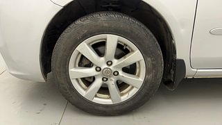 Used 2013 Nissan Sunny [2011-2014] XV Diesel Diesel Manual tyres LEFT FRONT TYRE RIM VIEW