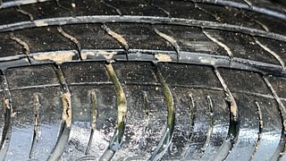 Used 2021 maruti-suzuki S-Presso VXI Plus Petrol Manual tyres LEFT FRONT TYRE TREAD VIEW
