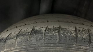 Used 2012 Ford Figo [2010-2015] Duratec Petrol Titanium 1.2 Petrol Manual tyres RIGHT REAR TYRE TREAD VIEW