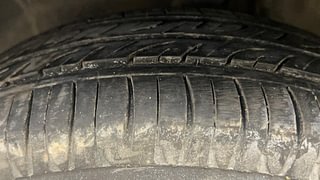 Used 2013 Maruti Suzuki Alto K10 [2010-2014] VXi Petrol Manual tyres LEFT FRONT TYRE TREAD VIEW