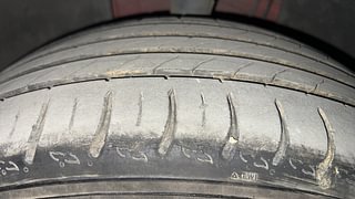 Used 2021 Skoda Kushaq Style 1.0L TSI MT Petrol Manual tyres LEFT FRONT TYRE TREAD VIEW