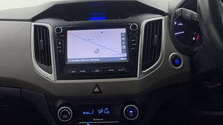 Used 2017 Hyundai Creta [2015-2018] 1.6 SX Plus Auto Petrol Petrol Automatic interior MUSIC SYSTEM & AC CONTROL VIEW