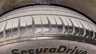 Used 2014 Hyundai Xcent [2014-2017] SX (O) Petrol Petrol Manual tyres LEFT FRONT TYRE TREAD VIEW