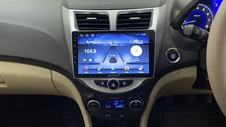 Used 2017 Hyundai Verna [2017-2020] 1.6 VTVT SX Petrol Manual interior MUSIC SYSTEM & AC CONTROL VIEW