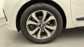 Used 2014 Hyundai Xcent [2014-2017] SX (O) Petrol Petrol Manual tyres LEFT FRONT TYRE RIM VIEW