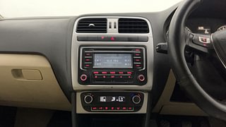 Used 2015 Volkswagen Polo [2014-2020] Highline 1.5 (D) Diesel Manual interior MUSIC SYSTEM & AC CONTROL VIEW