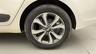 Used 2014 Hyundai Xcent [2014-2017] SX (O) Petrol Petrol Manual tyres LEFT REAR TYRE RIM VIEW