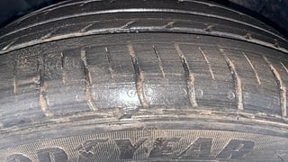 Used 2021 Tata Tiago Revotron XZ Plus Petrol Manual tyres LEFT FRONT TYRE TREAD VIEW