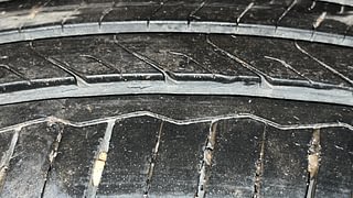 Used 2023 Volkswagen Virtus Highline 1.0 TSI MT Petrol Manual tyres LEFT REAR TYRE TREAD VIEW