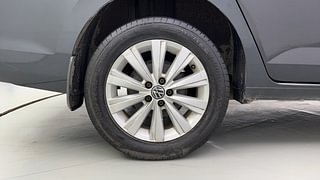 Used 2023 Volkswagen Virtus Highline 1.0 TSI MT Petrol Manual tyres RIGHT REAR TYRE RIM VIEW
