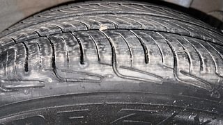 Used 2014 Hyundai Grand i10 [2013-2017] Sportz AT 1.2 Kappa VTVT Petrol Automatic tyres LEFT REAR TYRE TREAD VIEW