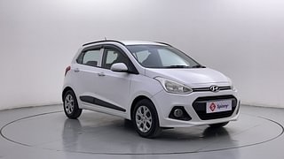 Used 2014 Hyundai Grand i10 [2013-2017] Sportz AT 1.2 Kappa VTVT Petrol Automatic exterior RIGHT FRONT CORNER VIEW