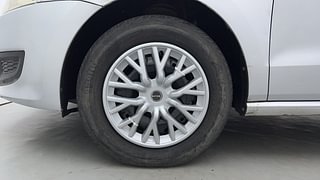 Used 2011 Volkswagen Polo [2010-2014] Comfortline 1.2L (P) Petrol Manual tyres LEFT FRONT TYRE RIM VIEW