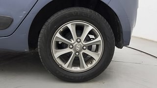 Used 2014 Hyundai Grand i10 Asta 1.2 Kappa VTVT Petrol Manual tyres LEFT REAR TYRE RIM VIEW