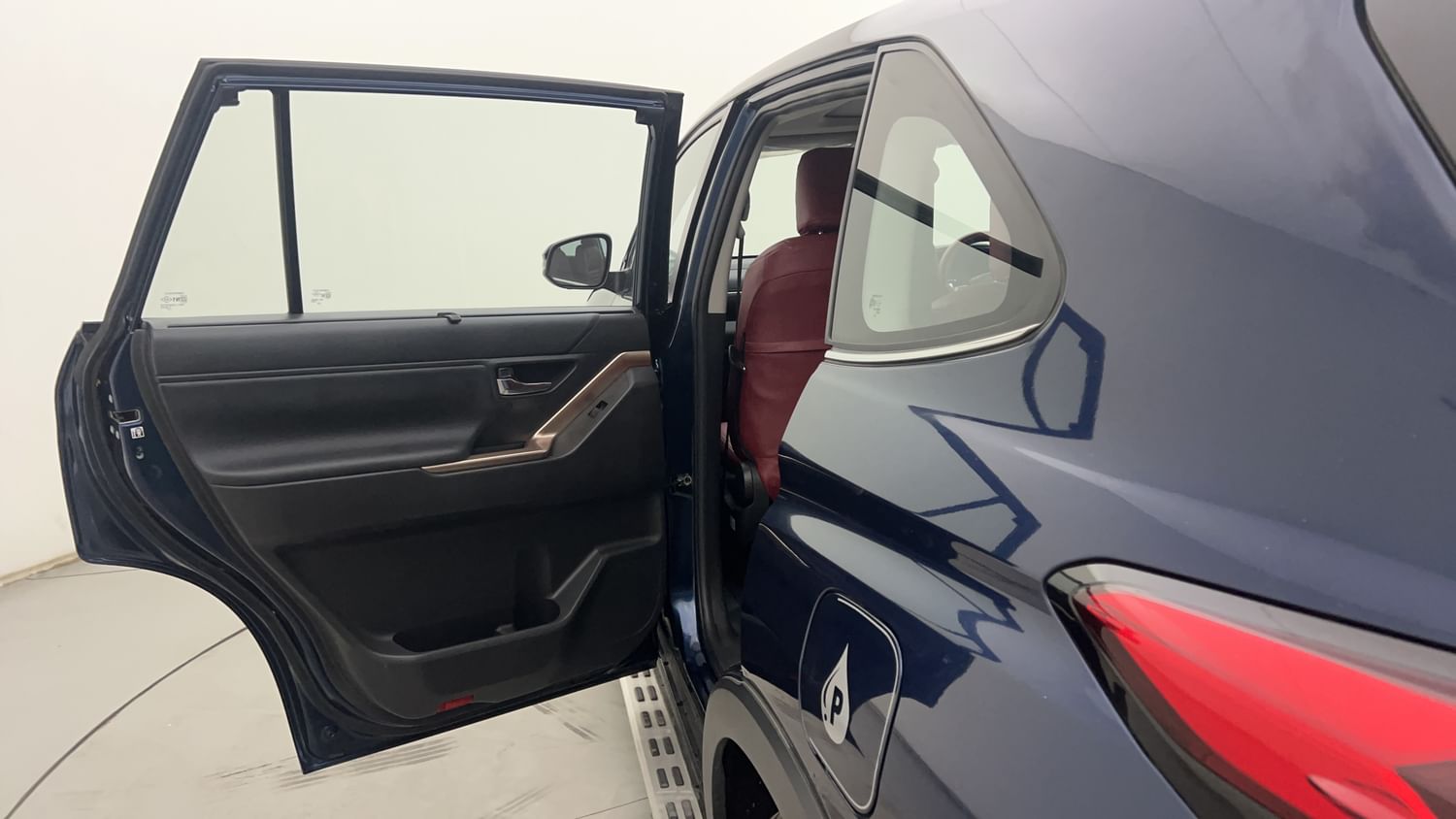 New Maruti Suzuki Invicto interior LEFT REAR DOOR OPEN VIEW