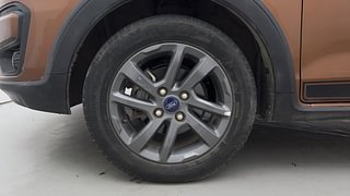 Used 2021 Ford Freestyle [2017-2021] Titanium Plus 1.2 Ti-VCT Petrol Manual tyres LEFT FRONT TYRE RIM VIEW