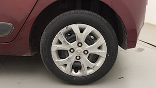 Used 2014 Hyundai Grand i10 [2013-2017] Sportz 1.1 CRDi Diesel Manual tyres LEFT REAR TYRE RIM VIEW