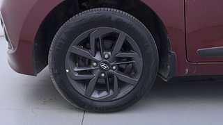 Used 2015 Hyundai Grand i10 [2013-2017] Asta 1.2 Kappa VTVT (O) Petrol Manual tyres LEFT FRONT TYRE RIM VIEW