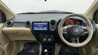 Used 2014 Honda Amaze [2013-2018] 1.2 S i-VTEC CNG (Outside Fitted) Petrol+cng Manual interior DASHBOARD VIEW