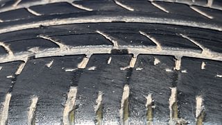 Used 2020 Tata Tiago Revotron XT Petrol Manual tyres LEFT FRONT TYRE TREAD VIEW