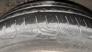 Used 2022 Tata Tiago Revotron XZ Plus CNG Petrol+cng Manual tyres LEFT FRONT TYRE TREAD VIEW