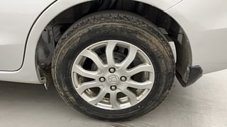 Used 2015 Honda Amaze [2013-2016] 1.2 VX i-VTEC Petrol Manual tyres LEFT REAR TYRE RIM VIEW