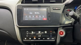 Used 2021 honda City V 4th Gen Petrol Manual interior MUSIC SYSTEM & AC CONTROL VIEW