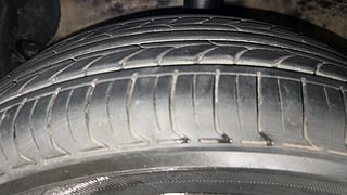 Used 2015 Hyundai Grand i10 [2013-2017] Asta AT 1.2 Kappa VTVT Petrol Automatic tyres LEFT FRONT TYRE TREAD VIEW