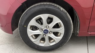 Used 2018 Ford Figo Aspire Titanium 1.2 Ti-VCT Petrol Manual tyres LEFT FRONT TYRE RIM VIEW