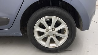 Used 2015 Hyundai Grand i10 [2013-2017] Asta AT 1.2 Kappa VTVT Petrol Automatic tyres LEFT REAR TYRE RIM VIEW