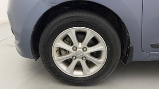 Used 2015 Hyundai Grand i10 [2013-2017] Asta AT 1.2 Kappa VTVT Petrol Automatic tyres LEFT FRONT TYRE RIM VIEW