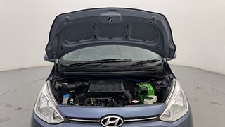 Used 2015 Hyundai Grand i10 [2013-2017] Asta AT 1.2 Kappa VTVT Petrol Automatic engine ENGINE & BONNET OPEN FRONT VIEW