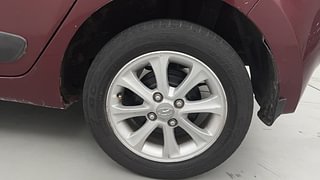 Used 2013 Hyundai Grand i10 [2013-2017] Asta 1.2 Kappa VTVT Petrol Manual tyres LEFT REAR TYRE RIM VIEW